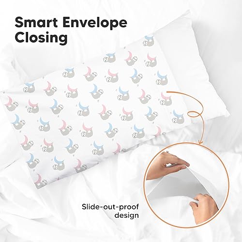 Miniatura 259 de KeaBabies Funda de almohada para niños pequeños de 13 x 18 pulgadas, funda de almohada de algodón orgánico para niños, niñas, funda de algodón suave