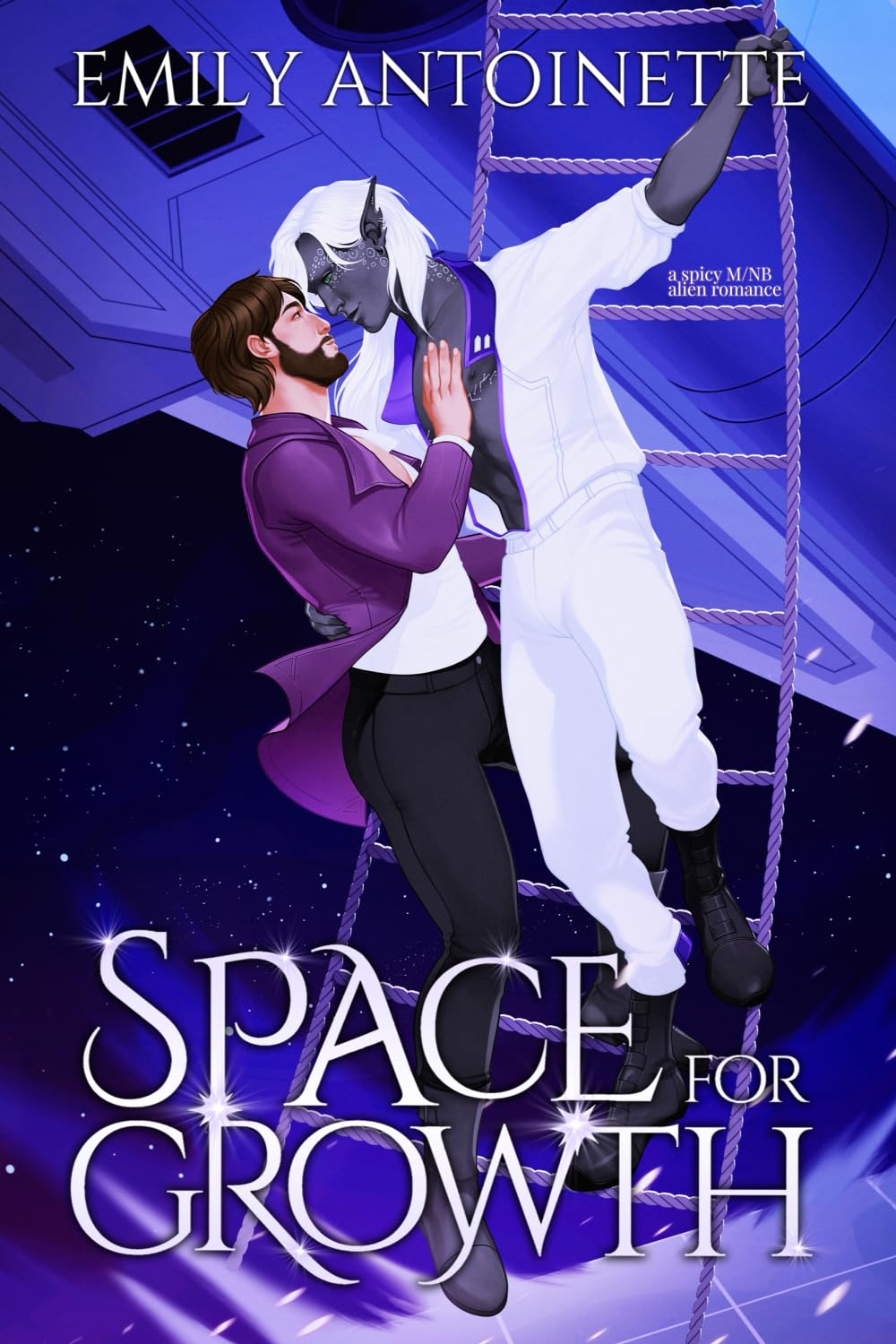 Space for Growth: A Spicy M/NB Alien Romance (Spire Station)