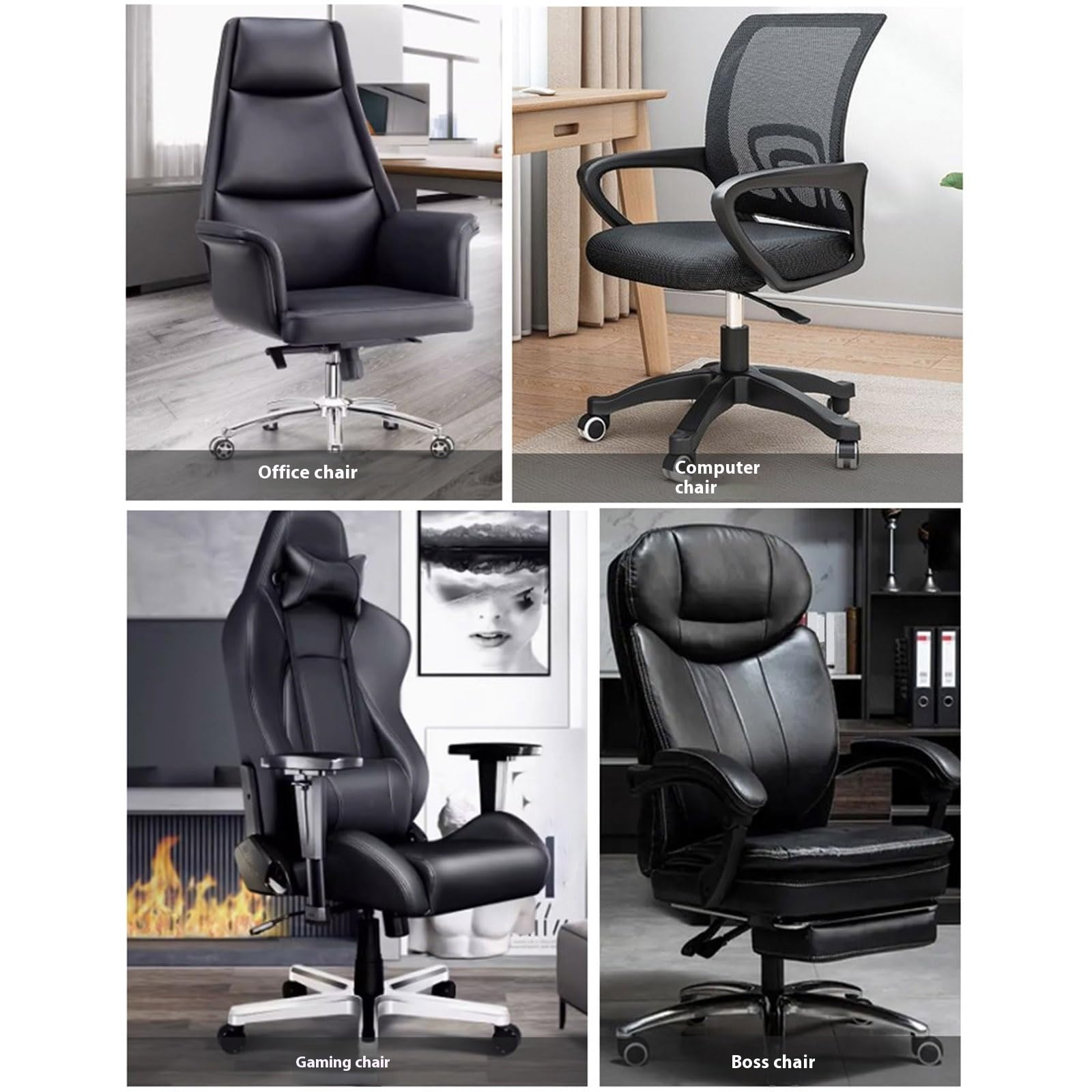 Mécanisme d'inclinaison pour chaise de bureau, rotatif, contrôle de base, mécanisme de levage, chaises d'ordinateur, pièces de rechange, base de rechange