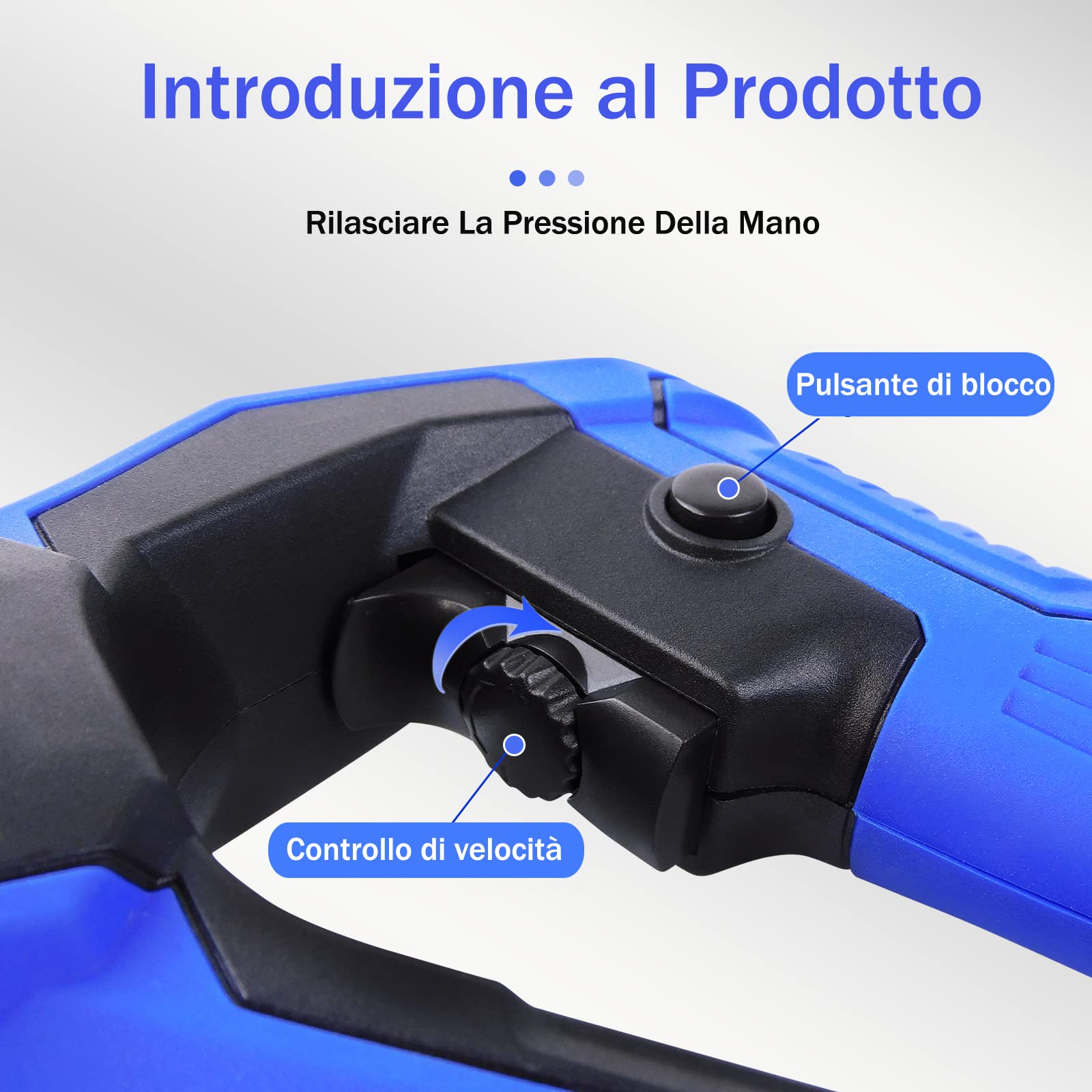 Seghetto a Gattuccio Elettrica Alternativa Con Sega a Taglio Manuale In Metallo In Legno a 5 Pale Sega a Velocità Variabile a Velocità Variabile Da 2700spm