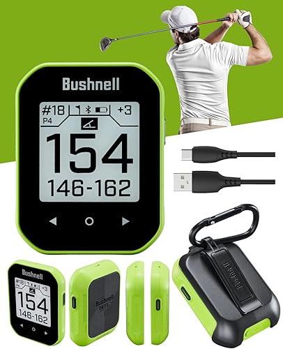 Miniatura 3 de Bushnell Phantom 3 Slope GPS Golf Green con tecnología Slope, pantalla táctil, soporte magnético para carrito con paquete de toallas Wearable4U