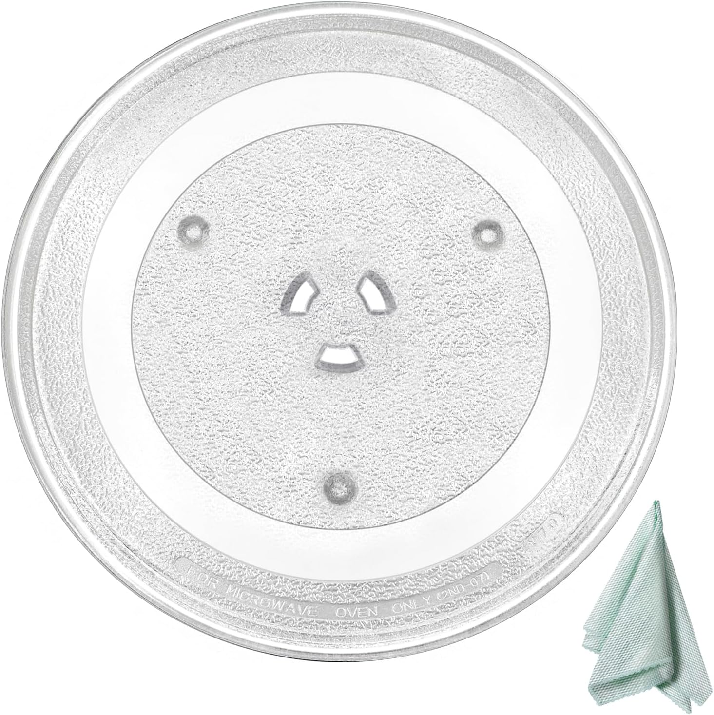 Product image of 11.25" Microwave Glass Turntable Plate Fit for Samsung GE, 11 1/4" Microwave Glass Turntable Tray Replace WB49X10097 WB39X0078 WB49X10034 EAP651544 PS651544, 365 DAYS WARRANTY by Beaquicy