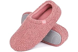 Women's Fuzzy Curly Fur Memory Foam Loafer Slippers