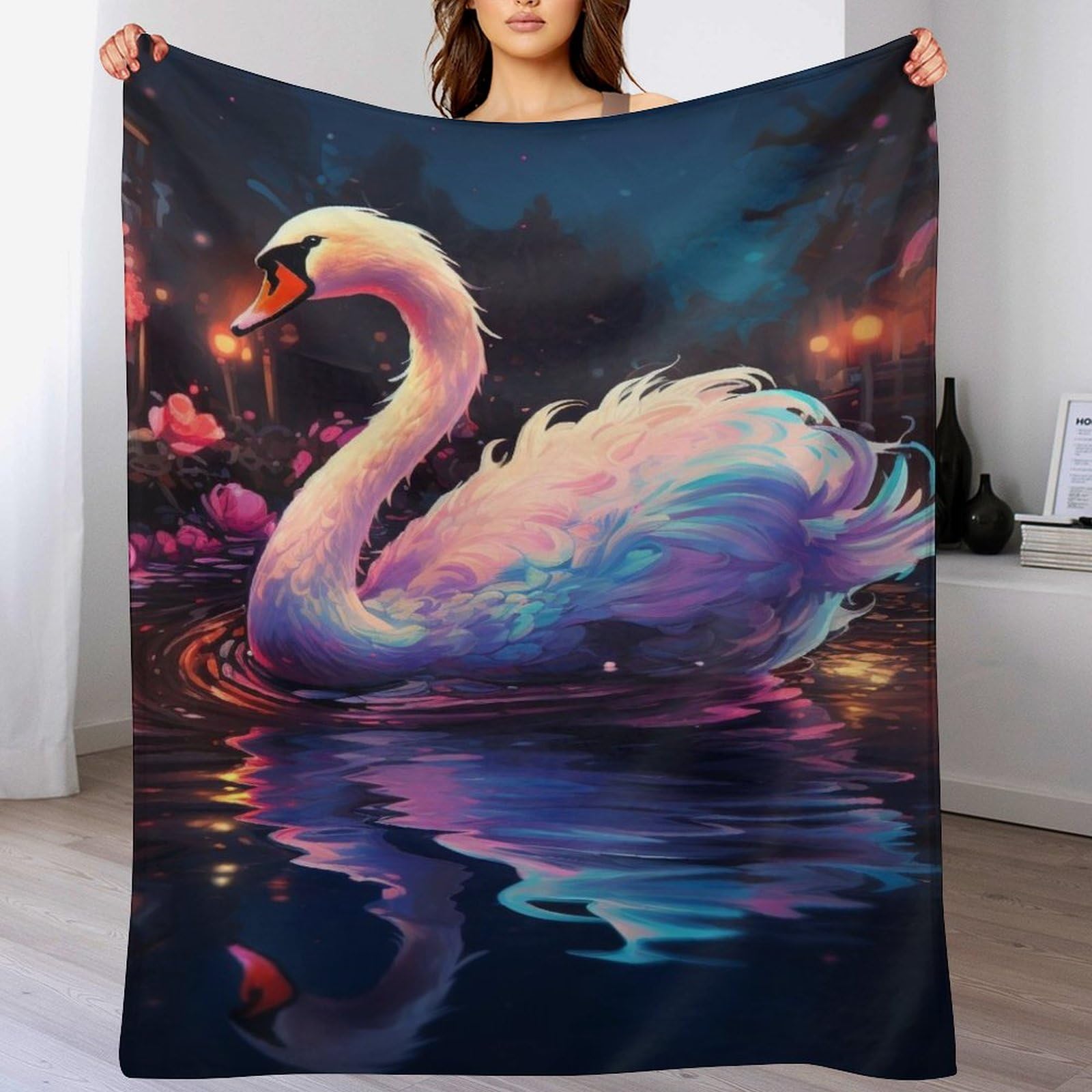 Couverture chaude de décoratifs pour home office et voyages confort