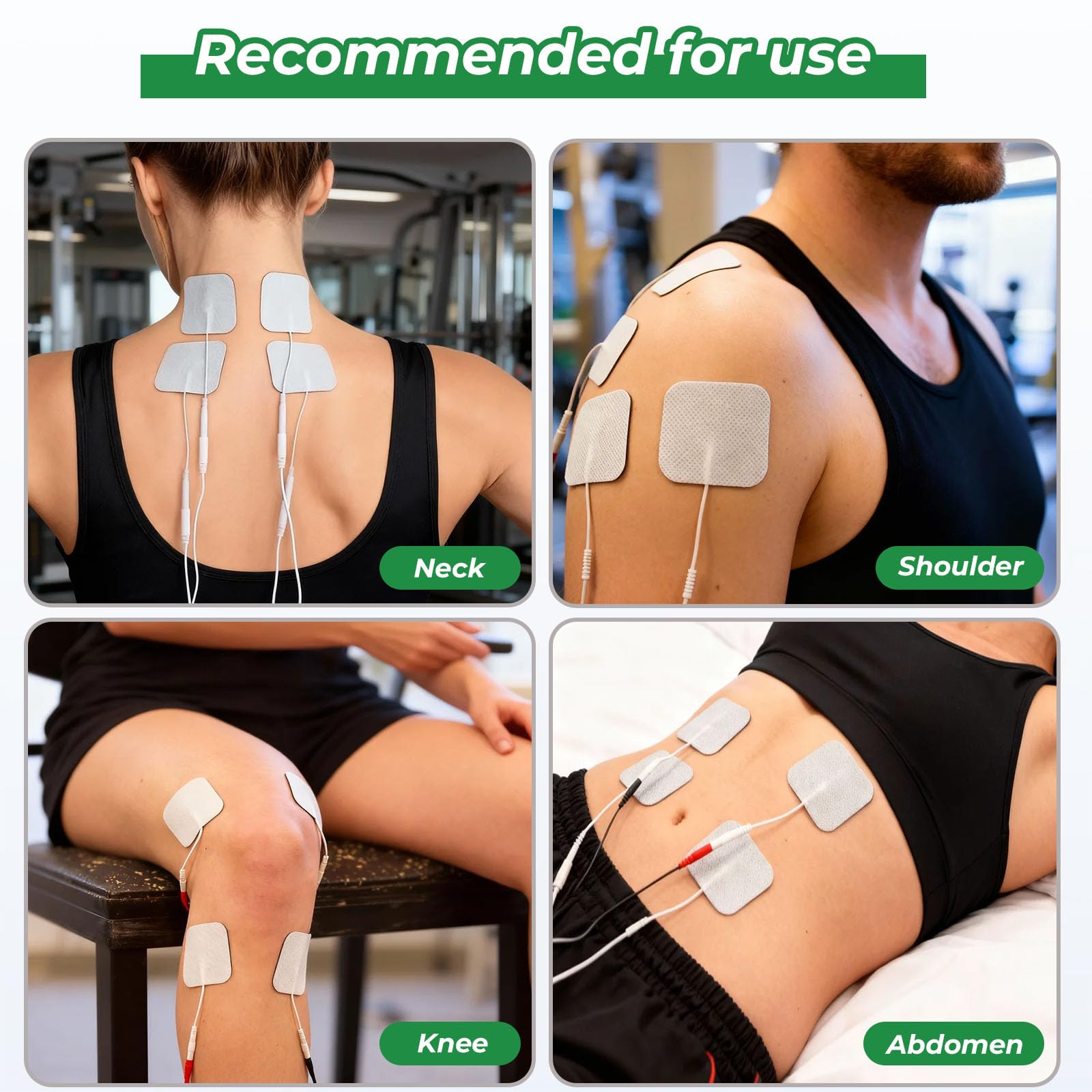 PROGOO TENS Electrode Pads - Muscle Pain Relief -2