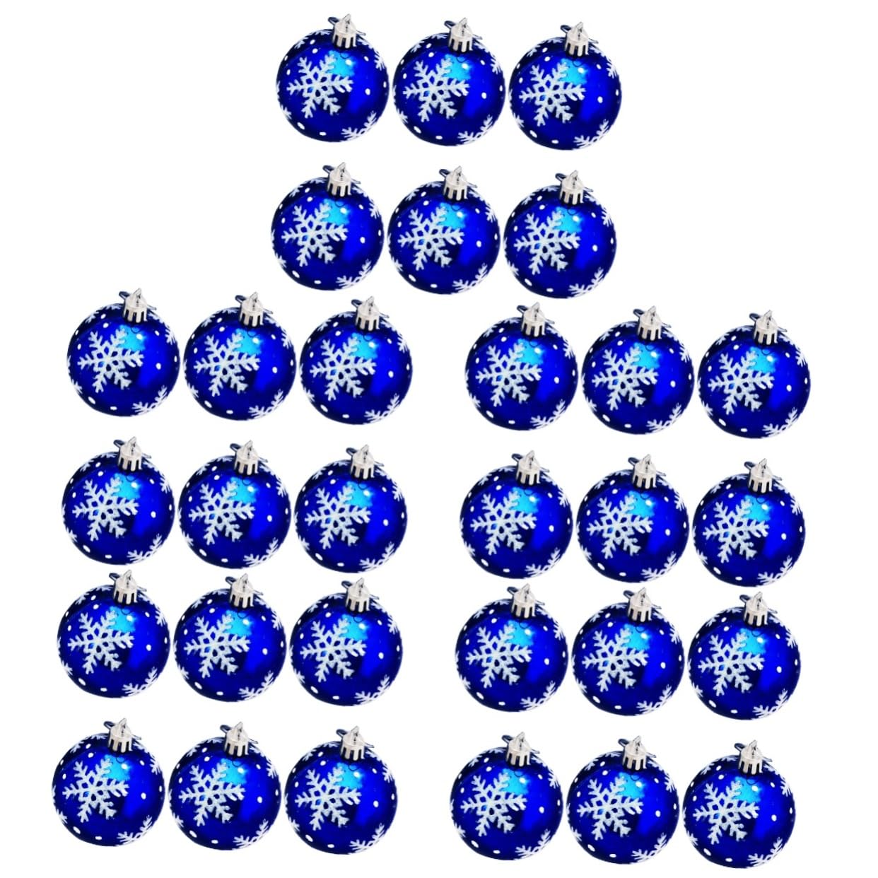 TOPBATHY 30 STK Weihnachtliche Hängende Anhänger Christbaumschmuck Weihnachtsschmuck Kugeln Weihnachtskugel Girlande Bruchsichere Weihnachtskugel Weihnachtsbaum-hängekugel Weihnachtskugeln