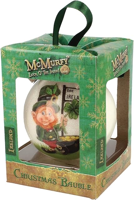 McMurfy Luck O' The Irish Leprechaun Designed Bauble