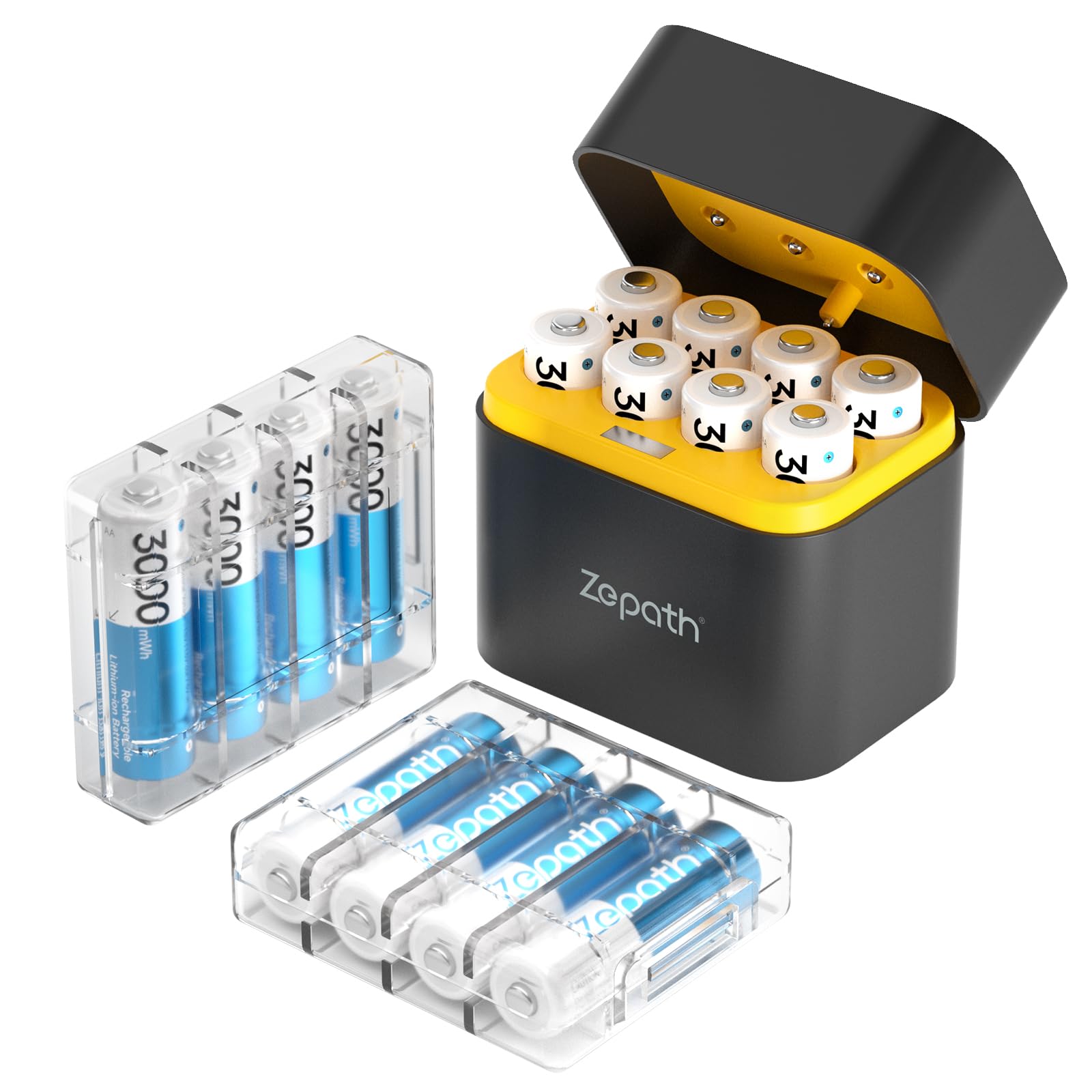 Amazon | Zepath 充電電池 単三 リチウム 1.5V 16本入りセット