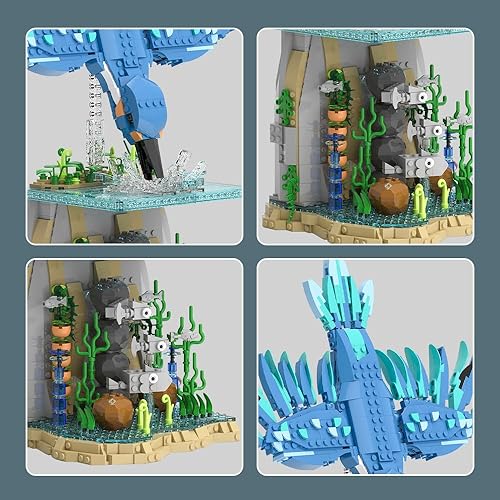 Miniatura 5 de 39067 Juego de construcción modelo Kingfisher, 1310 piezas de juego de bloques de construcción de pájaros modelo Kingfisher, es un regalo ideal para