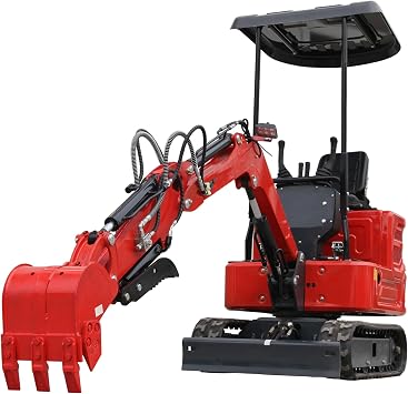 1.4 Ton Mini Excavator Diesel EPA Engine, Small Digger with Tracks Hydraulic Thumb Clamp Bucket for Garden Farm Construction in USA Stock Rad