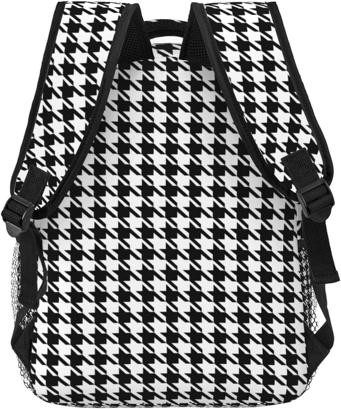 Thousand Grid Checkerboard Laptop Backpack For Men Women, Multifunctional Lightweight Daypack Bookbag For Daily Commutes Business Travel Hiking