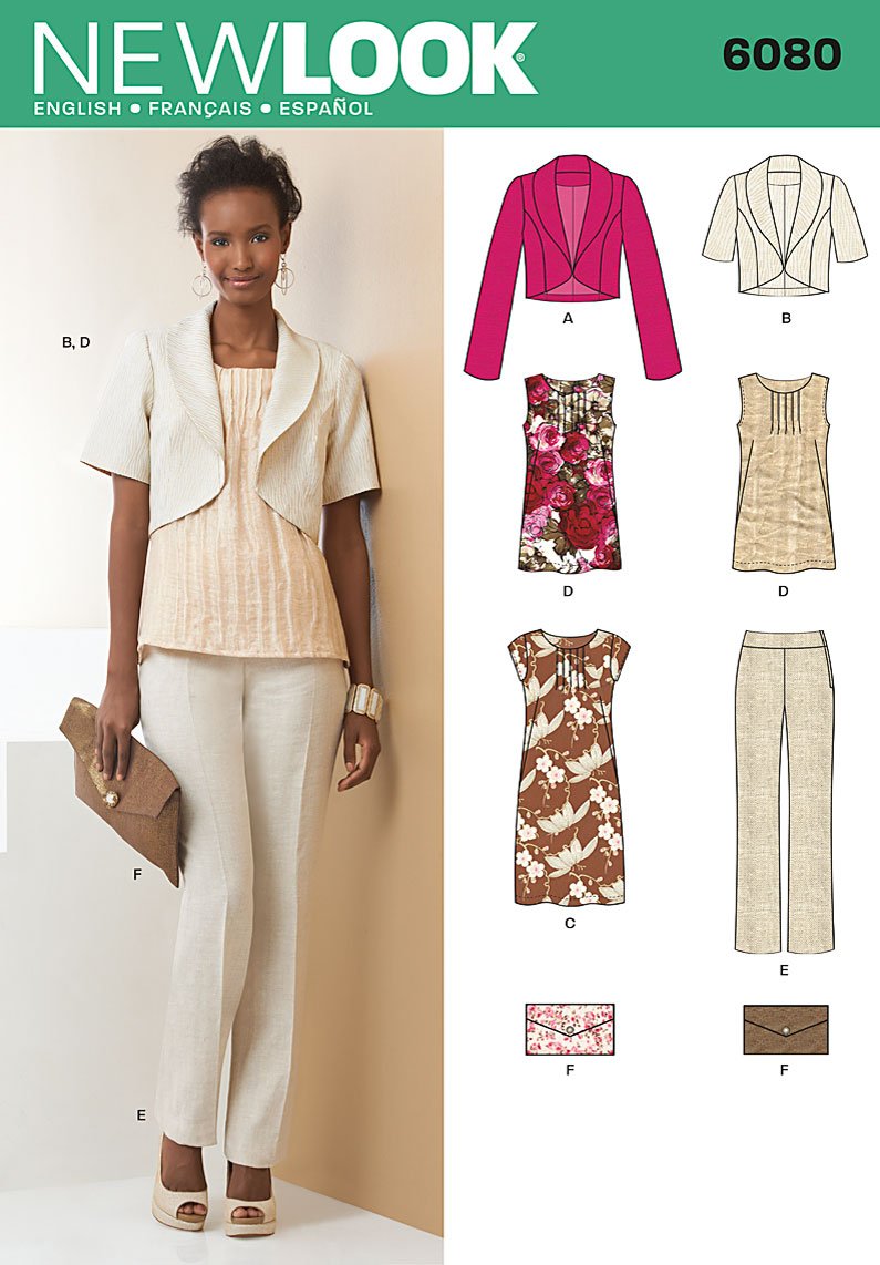 Patron de couture New Look NL6080 ensemble femme loisirs créatifs