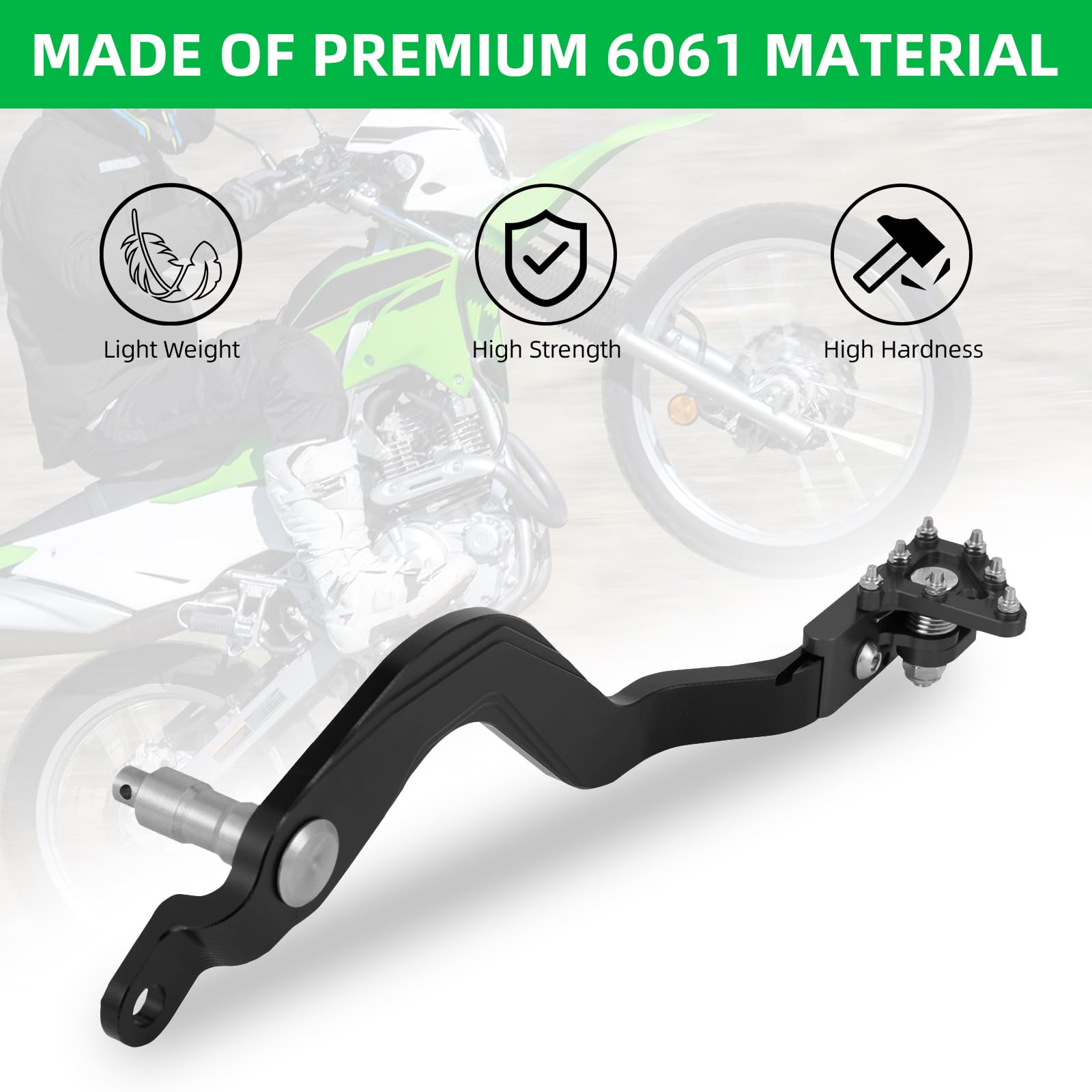 Amazon.co.jp: BAOUFF リアブレーキペダル KLX 230用 CNCアルミニウム