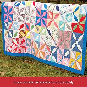 Fairfield Poly-Fil Light-Weight Quilt Batting, Premium Polyester Batting for Quilting, Quilting Supplies, 48 by 45 yd Roll