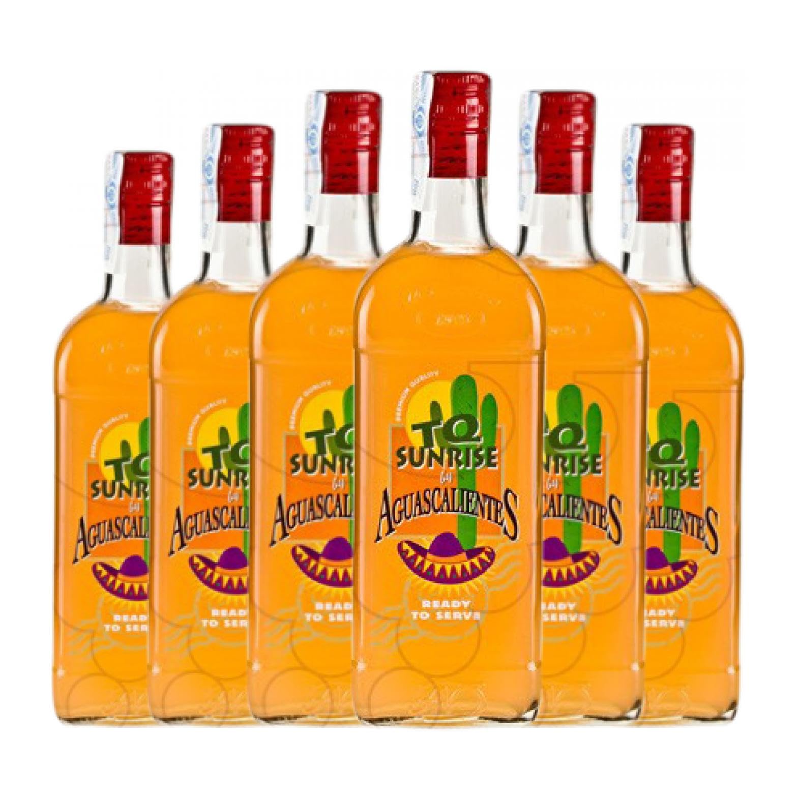 Marc Antonio Nadal Aguardiente TQ Sunrise 70 cl (Schachtel mit 6 Flaschen von 70 cl)