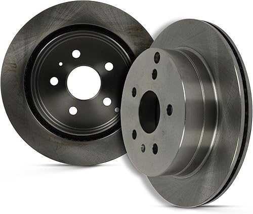 Miniatura 1 de SCITOO Rotores de frenos 2 piezas Kit de frenos traseros para Chevrolet Equinox 2010-2017, para GMC Terrain 2010-2017