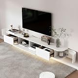 MIMRTIMI Mobile tv Legno parete attrezzata soggiorno mobile soggiorno sospeso per Soggiorno, Sala da Pranzo, Camera da Letto - 3