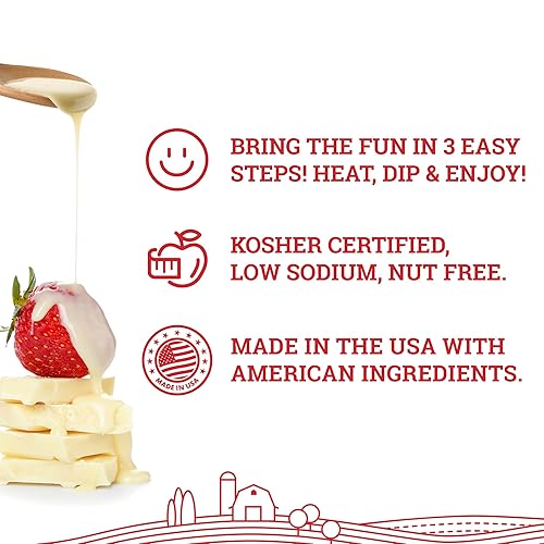 Miniatura 3 de Hoosier Hill Farm - Obleas de fusión blancas paquete de 1