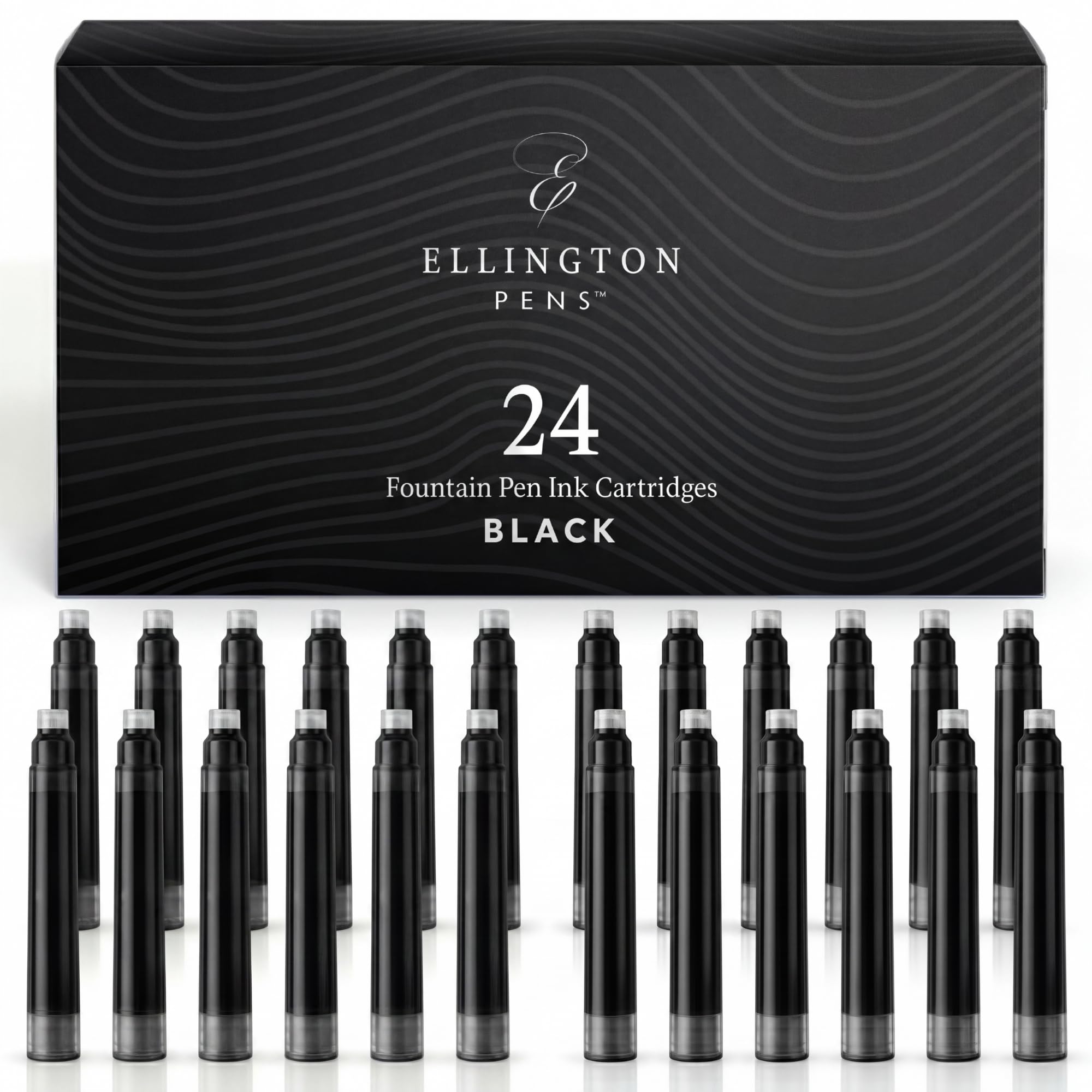 Ellington Fountain Pen Ink Cartridge Refill Pack of 24
