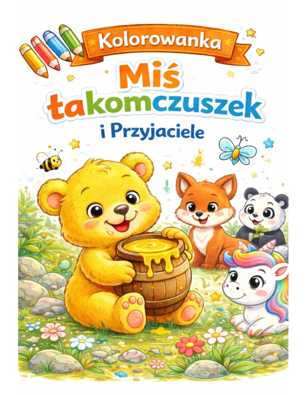 Kolorowanka Miś Łakomczuszek i Przyjaciele: Kubuś Puchatek, Kłapouchy