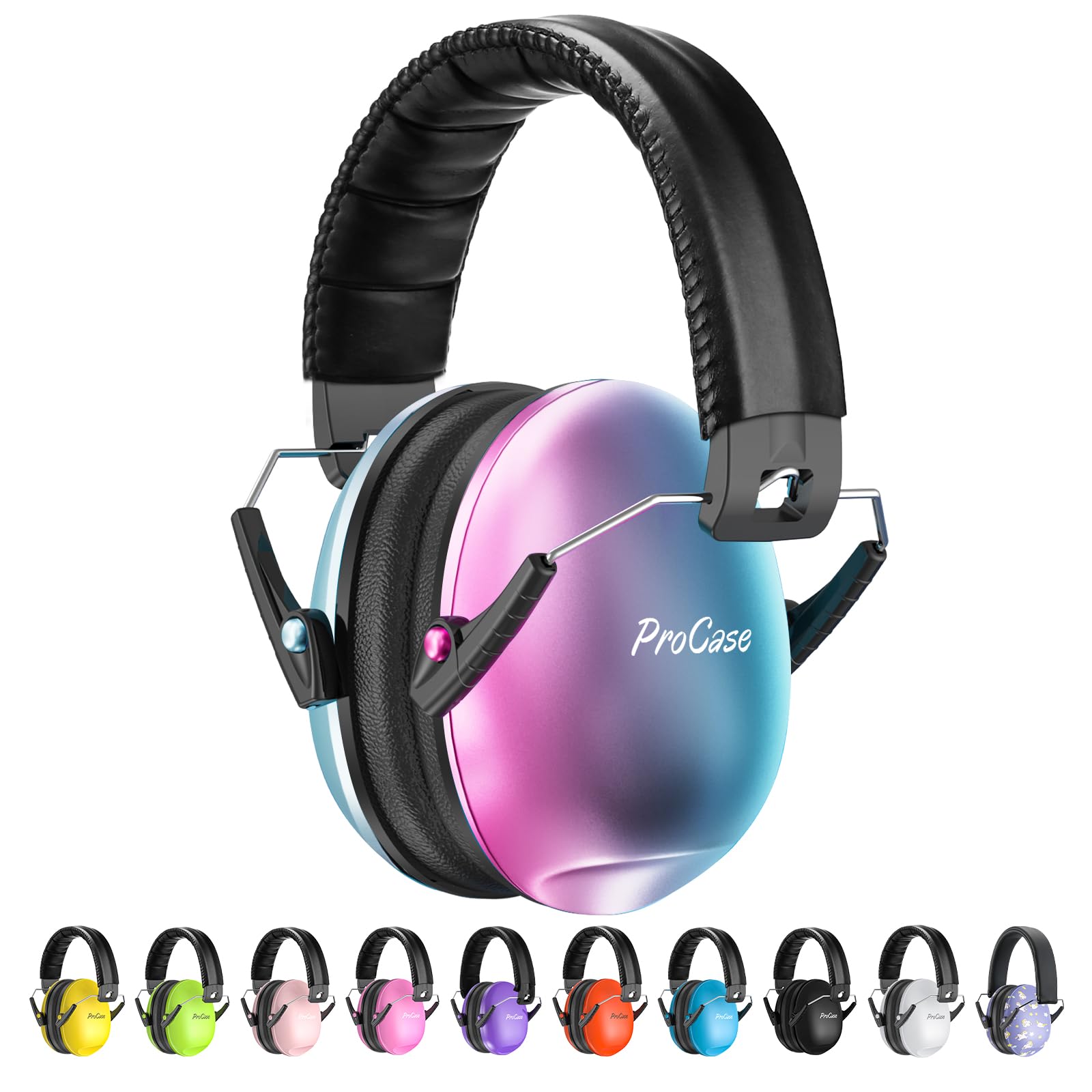 ProCase Ear Defenders for Children/Toddlers 3-16 Years SNR 27dB -Gradient