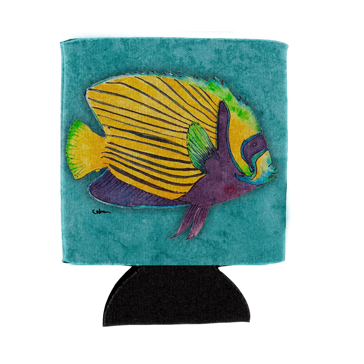 Tropical Fish Can or Bottle Beverage Insulator Hugger