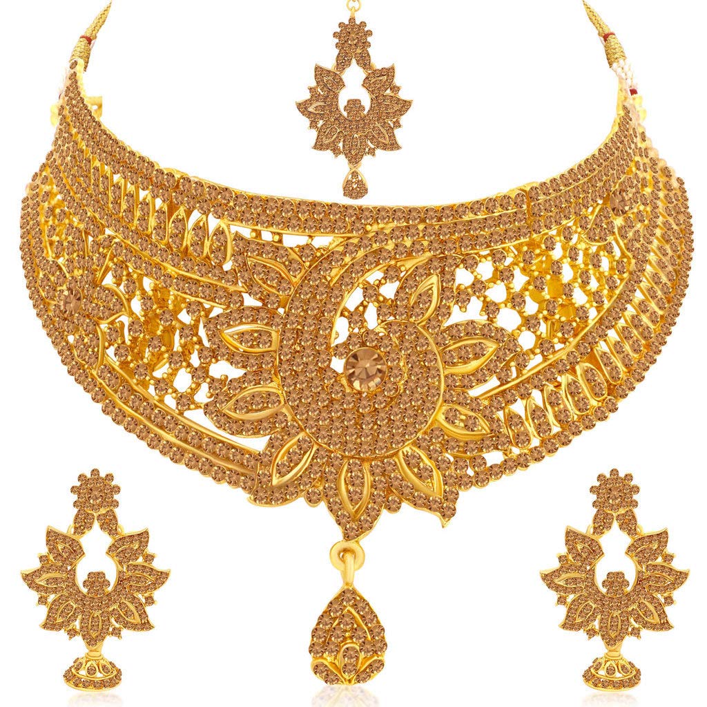 See full amazon price history chart for Sukkhi Wedding & Engagement Jewellery Set for Women (Golden) (N77765) Sukkhi Wedding & Engagement Jewellery Set for Women (Golden) (N77765) (B07NQMHN8X) Amazon Price History, Amazon Price Tracker
