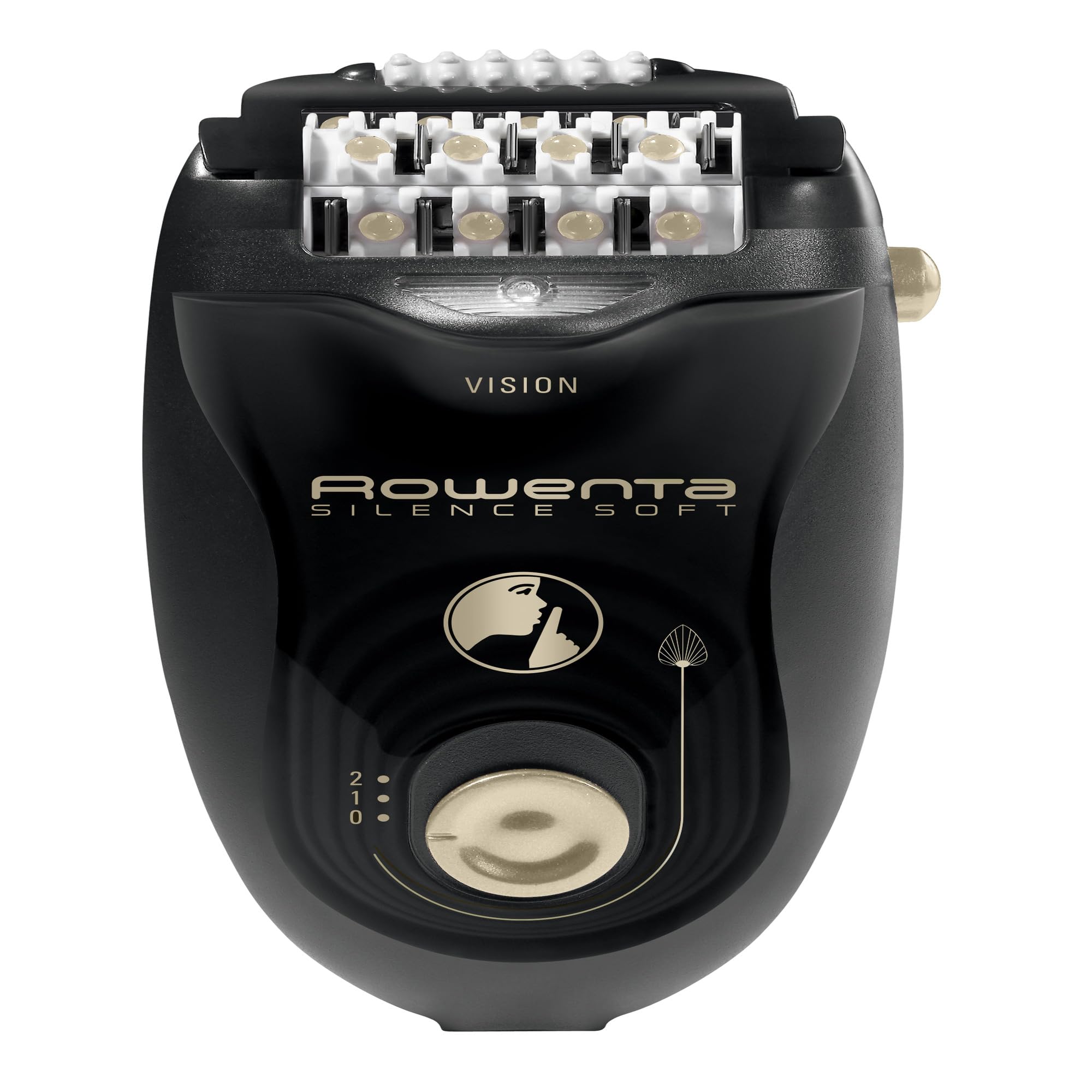 Rowenta Extreme Silence, Epilatore ad Alta Precisione con 24 Pinzette, con Tecnologia Micro-Contact Comfort e Funziona Vision, Esfoliante e Facile da Pulire, EP5628F0