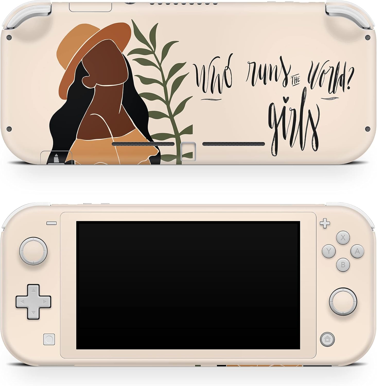 TACKY DESIGN Feminist Decal Skin Compatible with Nintendo Switch Lite, BLM Skin for Nintendo Switch Lite, Premium Vinyl 3M Full Wrap Cover Decal