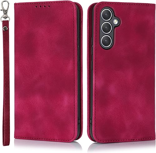 Miniatura 92 de Havaya Funda tipo cartera para Samsung Galaxy A54 0.18 oz para Samsung Galaxy A54 5G, funda con tarjetero y ranuras para tarjetas de crédito