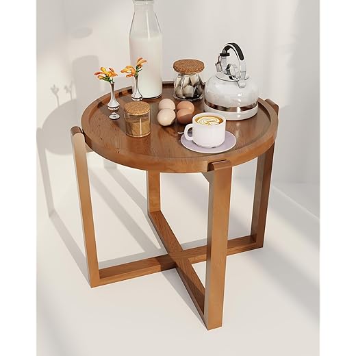 Folding Coffee Table Walnut Finished