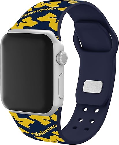 Vista 2 de Affinity Bands Correa de reloj HD de Michigan Wolverines compatible con Apple Watch