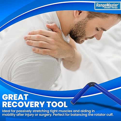 Miniatura 5 de RangeMaster Herramienta de estiramiento de terapia de HombroWand  Barra de estiramiento plegable  Herramienta de terapia física para recuperación y