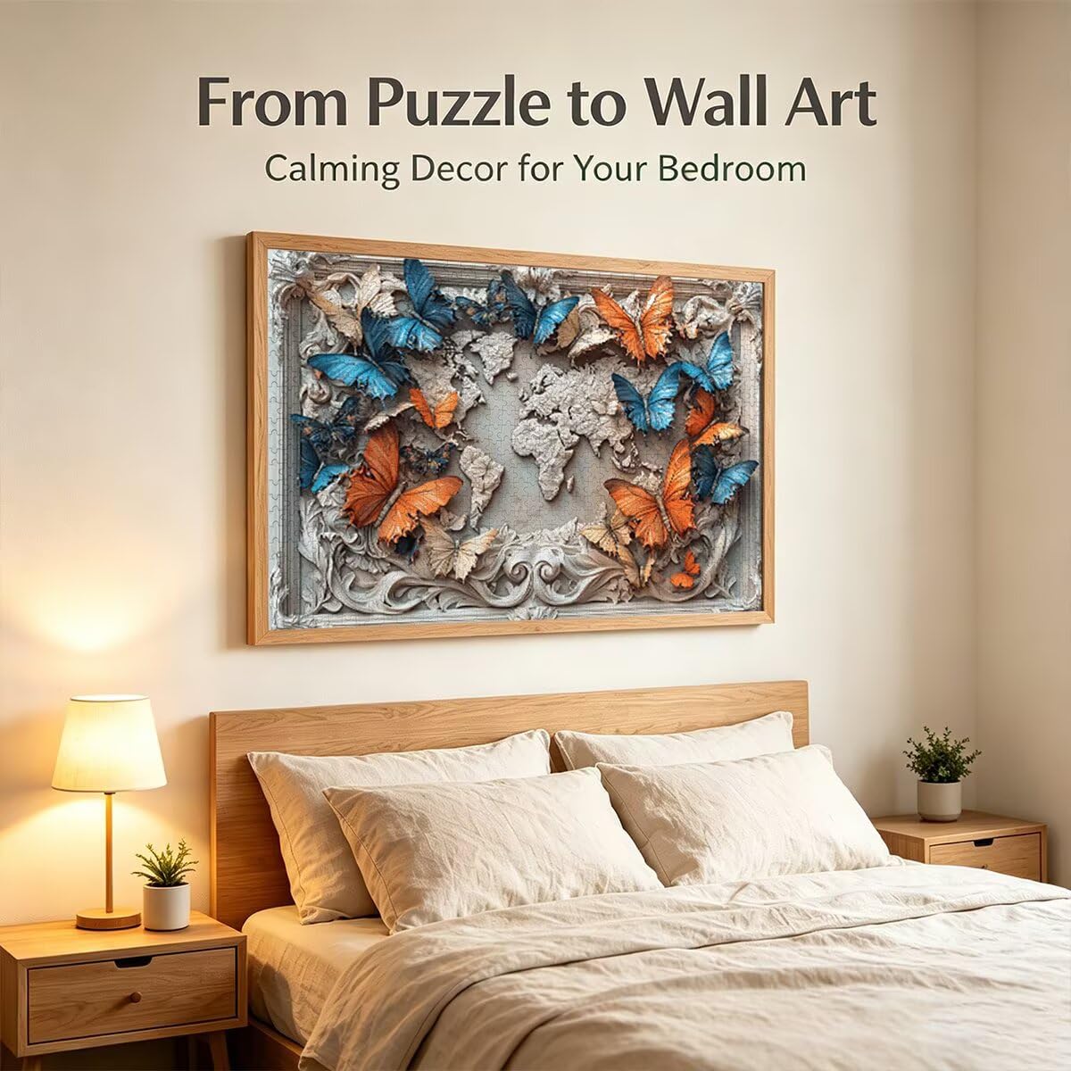 Puzzle 1000 Pezzi, Puzzle Farfalla, Legno Pezzi, Regalo Donna Uomo -9073