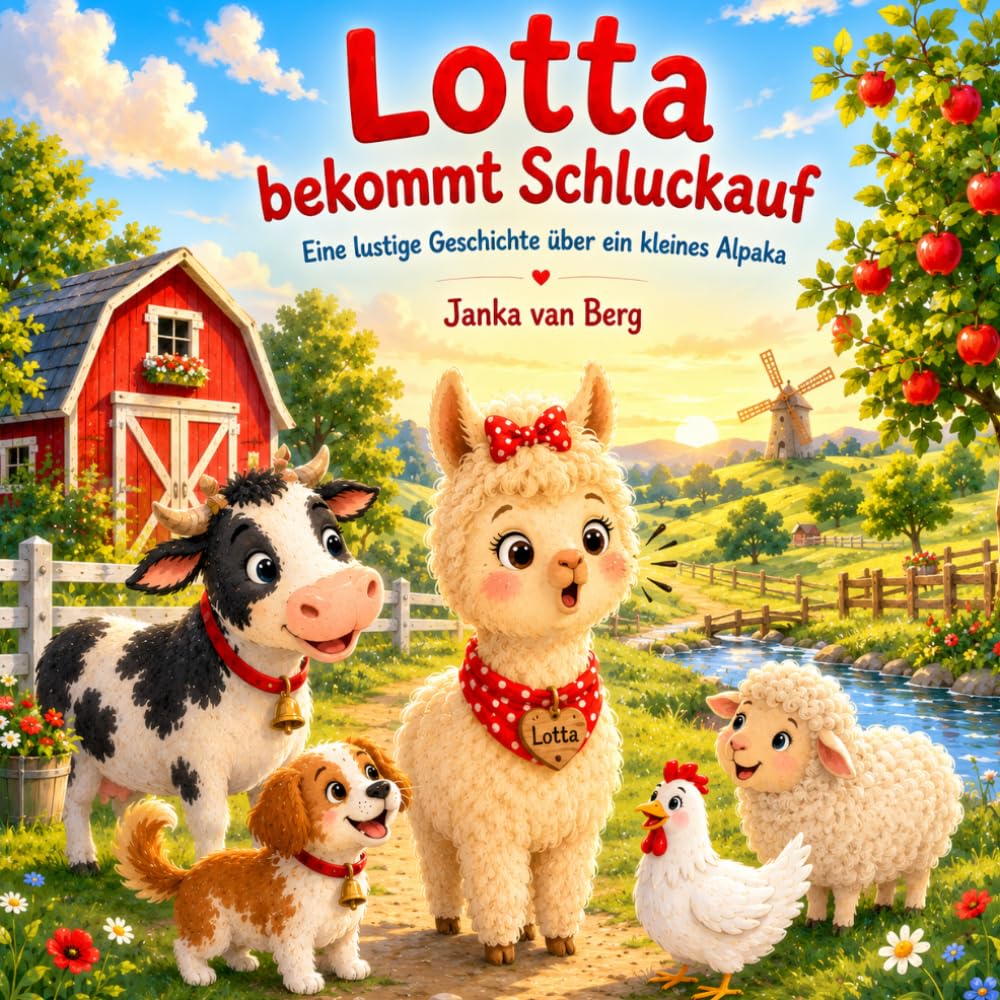 Lotta bekommt Schluckauf: Eine lustige Vorlesegeschichte über ein kleines Alpaka (Lottas Abenteuer)