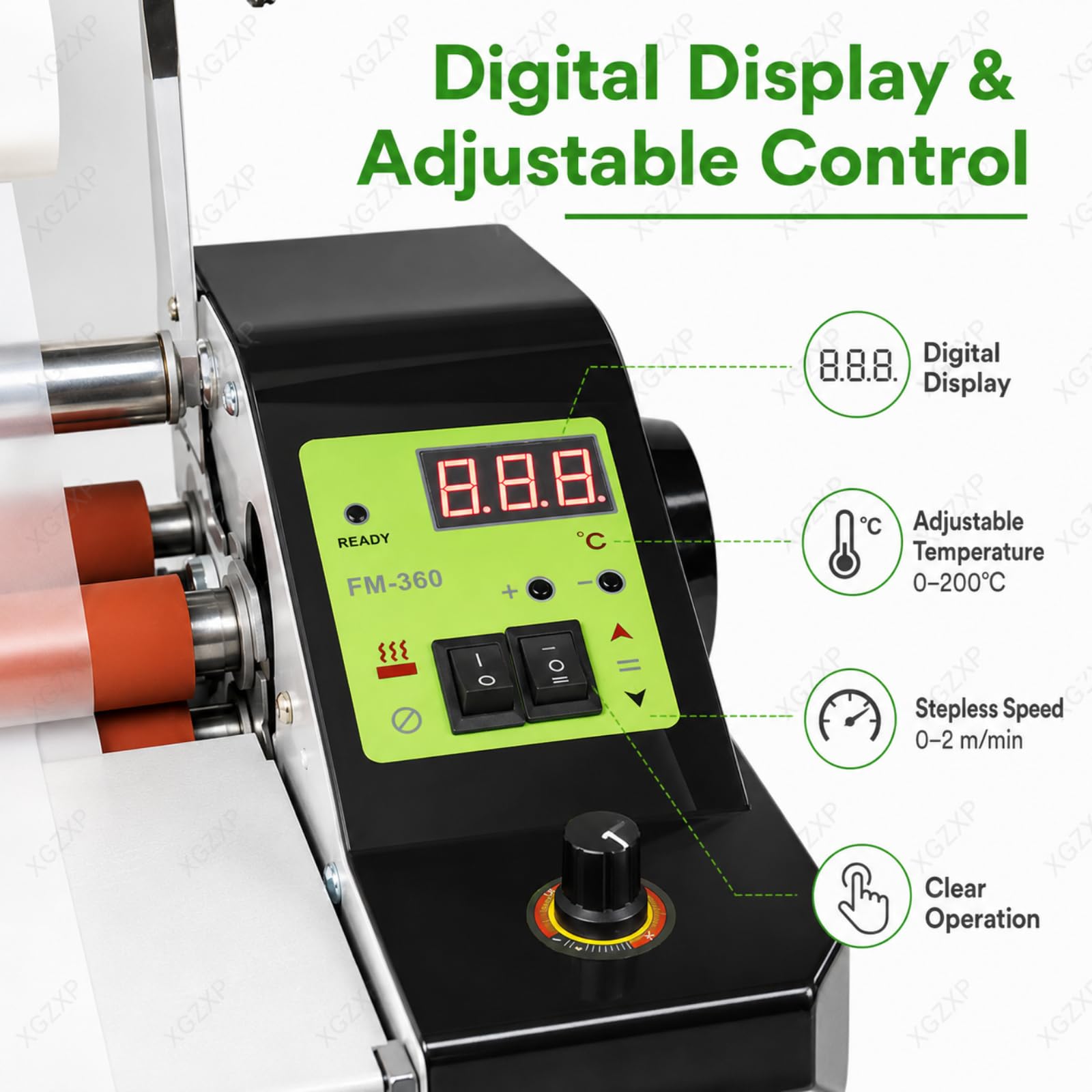 Plastificatrice A Caldo E A Freddo, con Display Digitale E velocità Regolabile in Continuo, per Fogli A3/a4, Uno O Entrambi I Lati, per Documenti, Carte E Foto