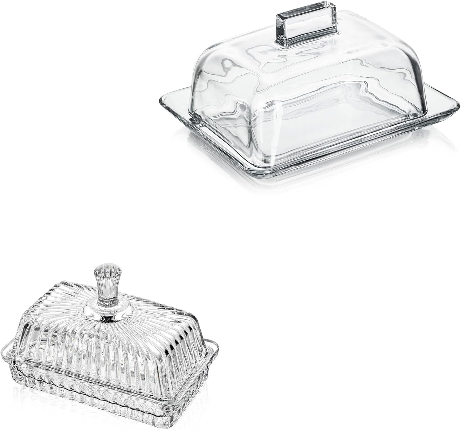 Glass Clear Butter Dish