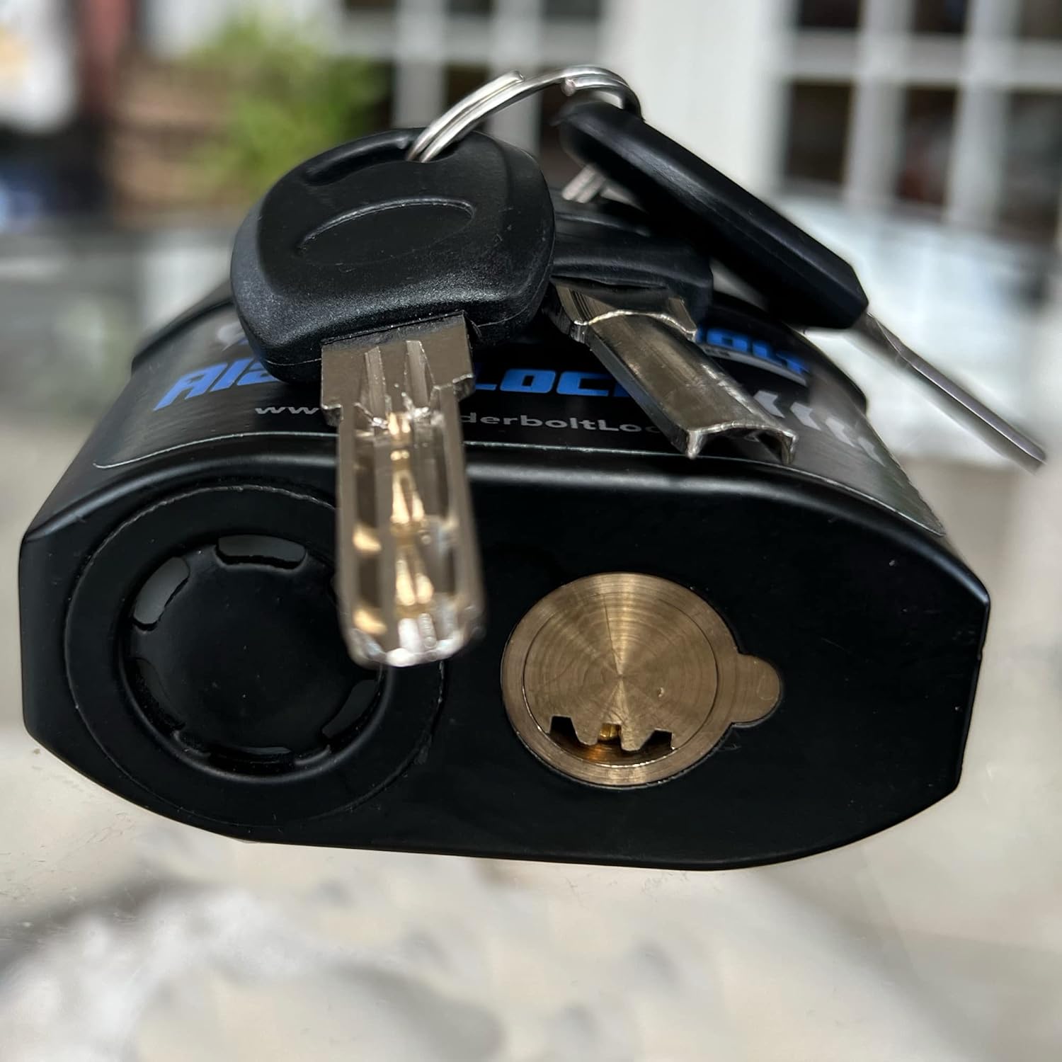 Alarm Padlock Set of Two Padlocks Keyed-Alike Anti-Theft Security Padlock Lock with110dB (Decibel) Siren