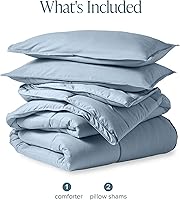 Vista 201 de Bare Home Comforter Set - King/California King Size - Ultra-Soft - Goose Down Alternative - Premium 1800 Series - All Season Warmth