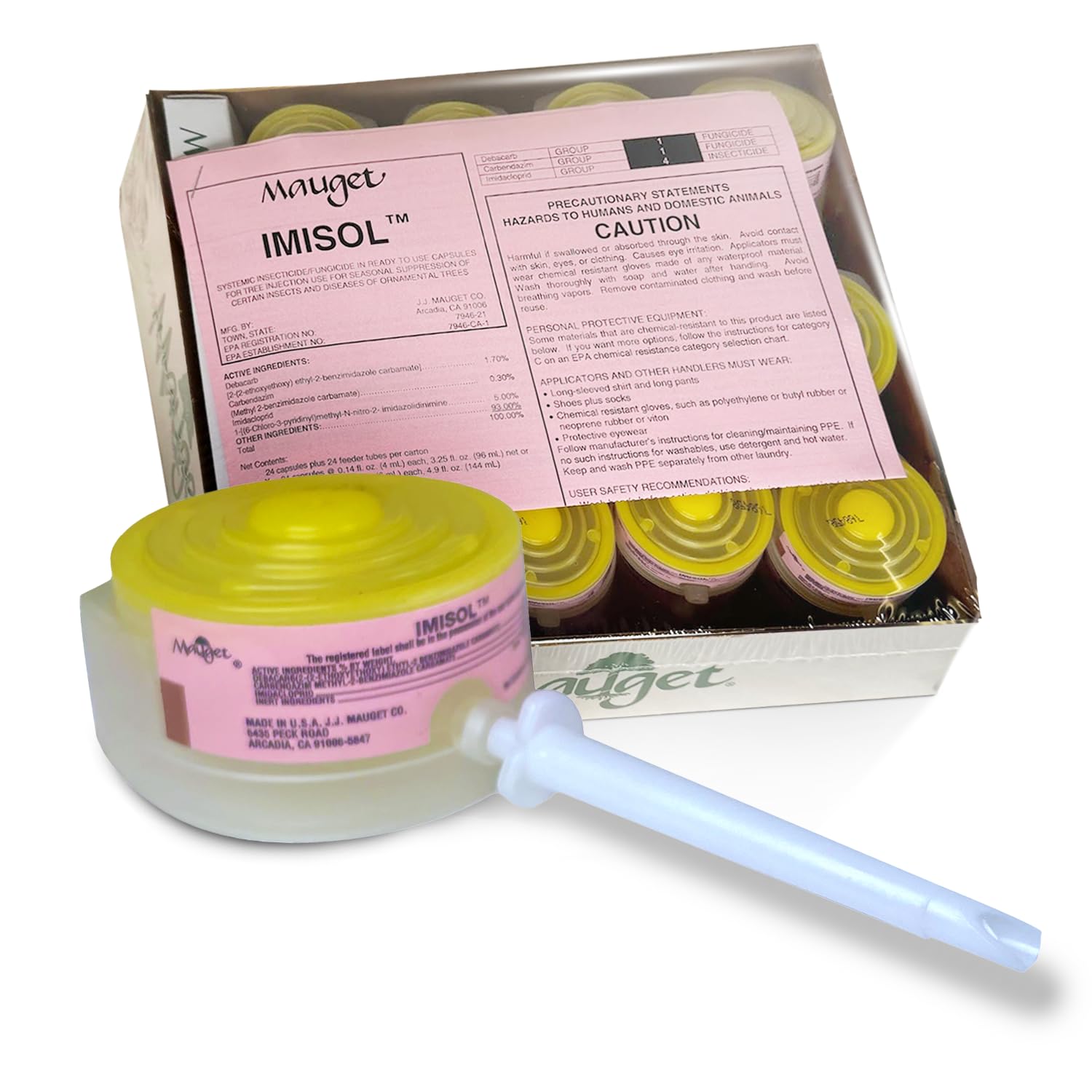 Imisol 4ml, Tree Injector Combination of Insecticide & Fungicide, Containing Imidacloprid & Debacarb (Imicide, Fungisol)