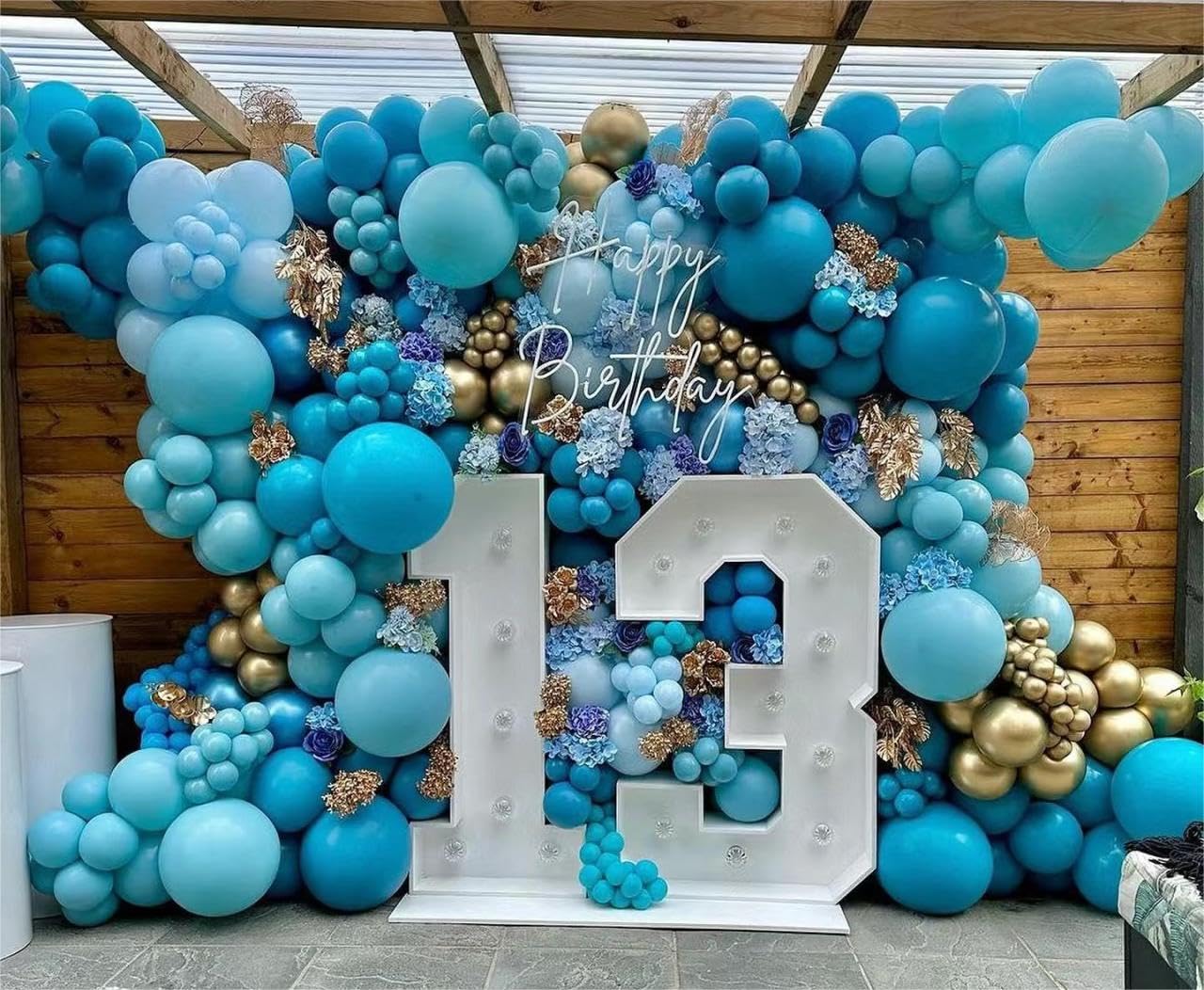Décorations Fête De Diplôme 2025 - 141 Pièces Ballons Bleus Et Argent, Arche à Ballons, Neuf