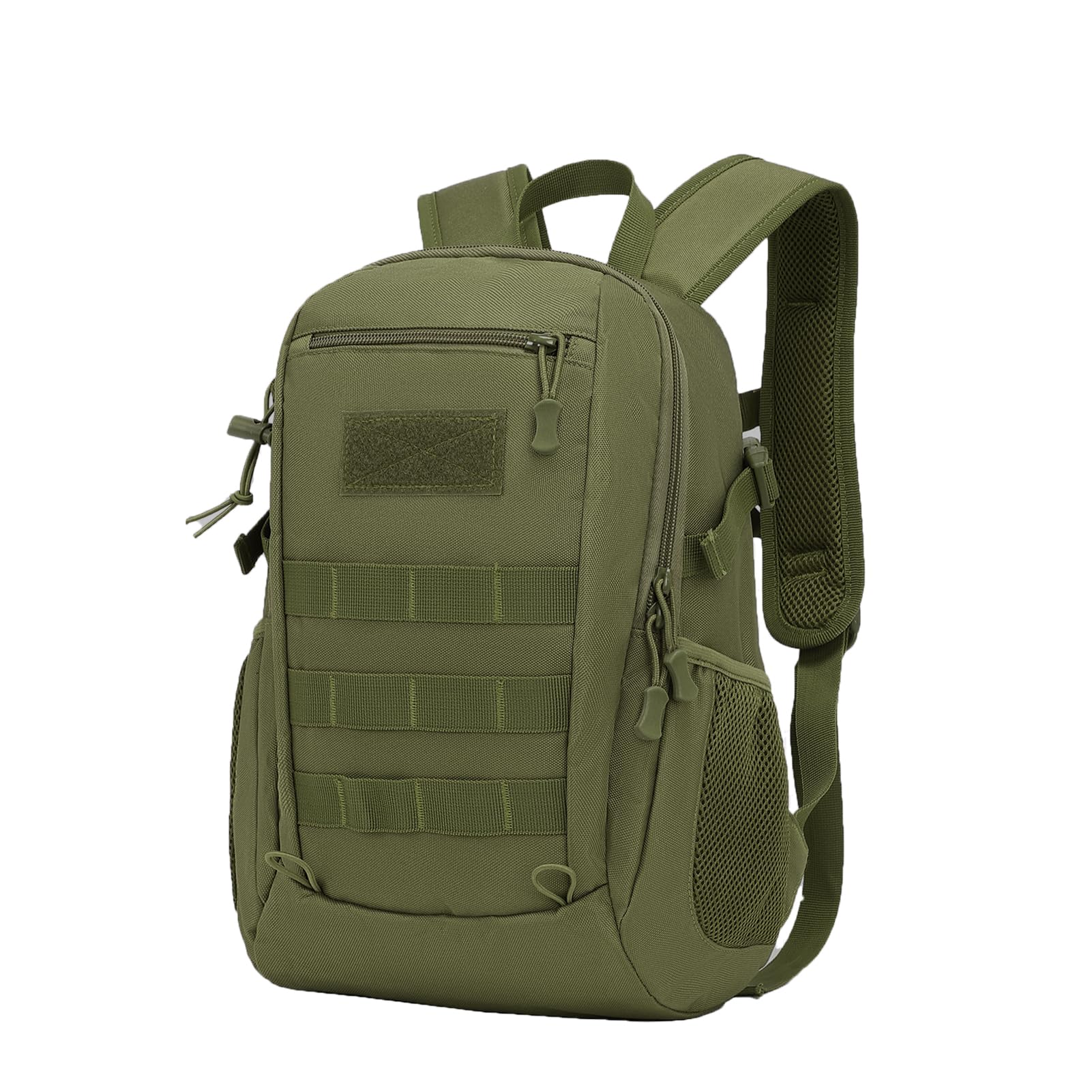 ZHIERNA Backpacks for Tactical Bicycle Hiking Walking Climbing Mountaineering Cycling Backpack Molle School Bag Daypack School Backpack Plain Bag Laptop Bag for Outdoor Sports, Green