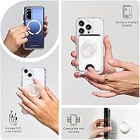 Vista 7 de PopSockets Soporte para teléfono MagSafe con patas, soporte magnético, parte superior intercambiable, agarre seguro para fundas MagSafe de iPhone