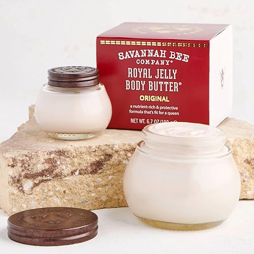 Miniatura 6 de Savannah Bee Company Ultra-Rich Royal Jelly Body Butter Original Formula Set: hidrata profundamente, nutre y revitaliza la piel con dulce fragancia