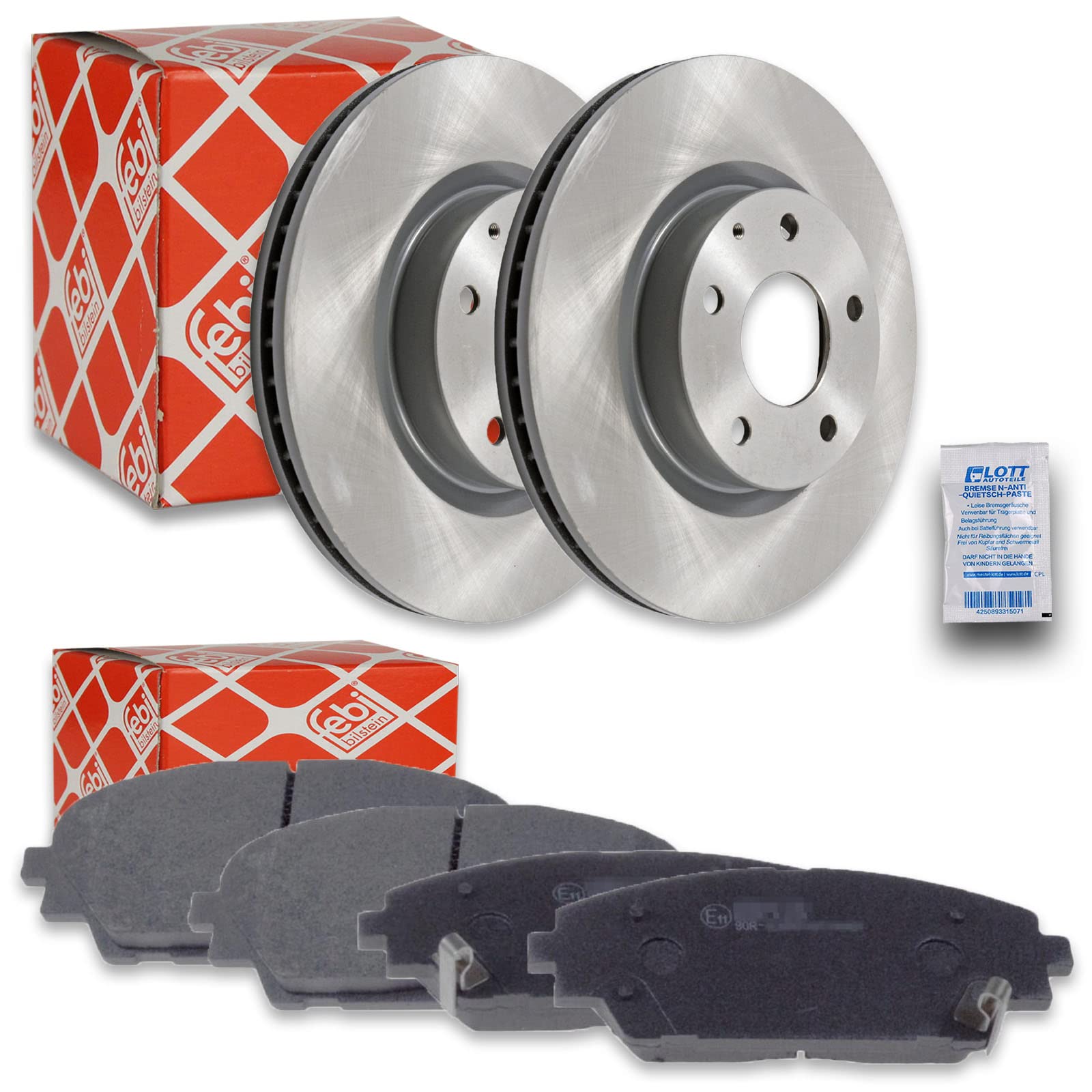 Bremsscheiben Ø295mm + Beläge Bremsbeläge vorne Set Vorderachse