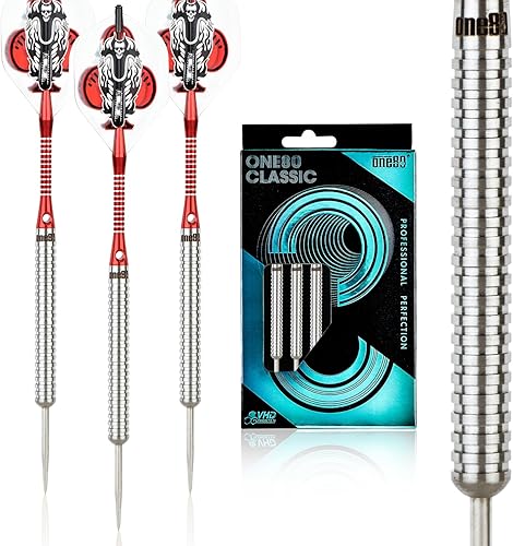 Miniatura 7 de Juego de dardos de punta de acero profesional (90% tungsteno, con caja de regalo)