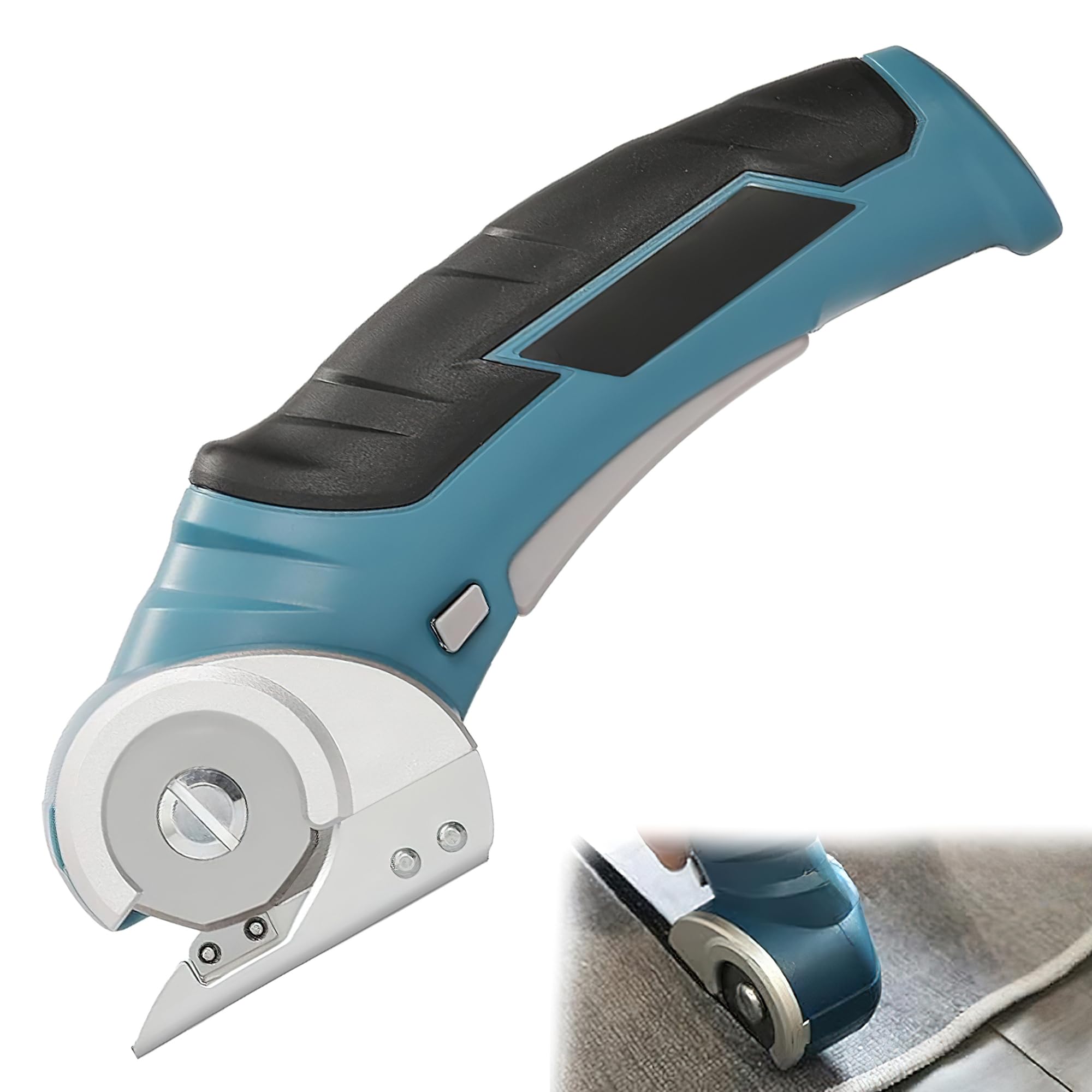 FOVANI Zipsnip Powerful Cordless Electric Scissors, Rechargeable Rotary Fabric Cutting Machine, Craft Cloth Cutter Machine For Blouse, Cardboard, Plastic, Kaichi Craft, Blue, Black (B0D2RJ78M4) Amazon Price History, Amazon Price Tracker