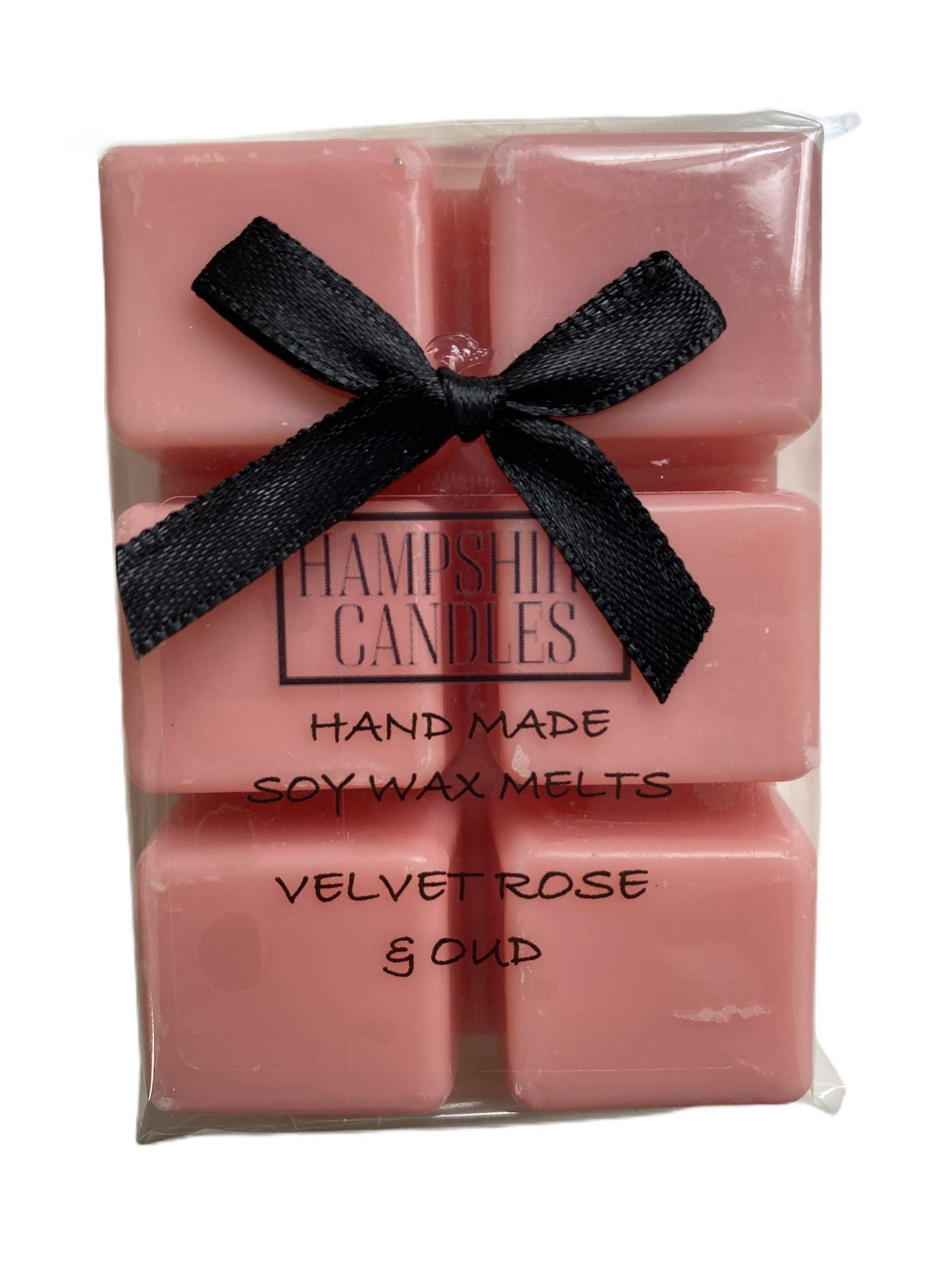 Velvet Rose and Oud Wax Melts | Highly Scented | 100% Eco Soy Wax, Cruelty & Vegan Free | (Approx. 80g)