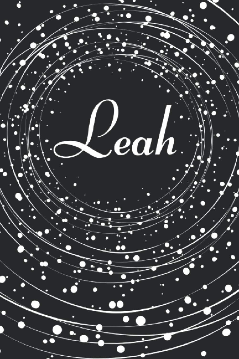 Leah Notebook: Personalized name journal for women and girls, Personalized custom gift for Leah. Lined Notebook/ Journal.