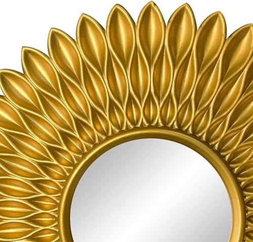 Miniatura 2 de Espejo de pared redondo moderno y elegante, decorativo montado en la pared del baño, espejo de pared para dormitorio, decoración de dormitorio en